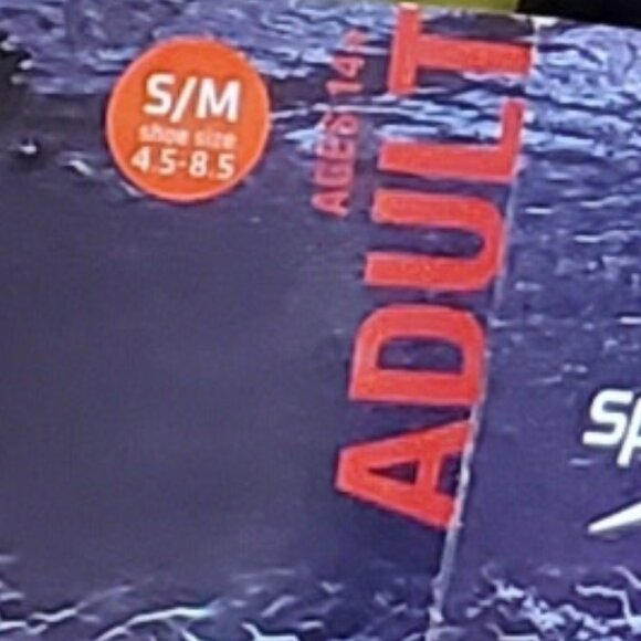 Speedo Snorkel Set Mask, Snorkel, & Fin Set Adult S/M Dive Water Swimming - Picture 4 of 8